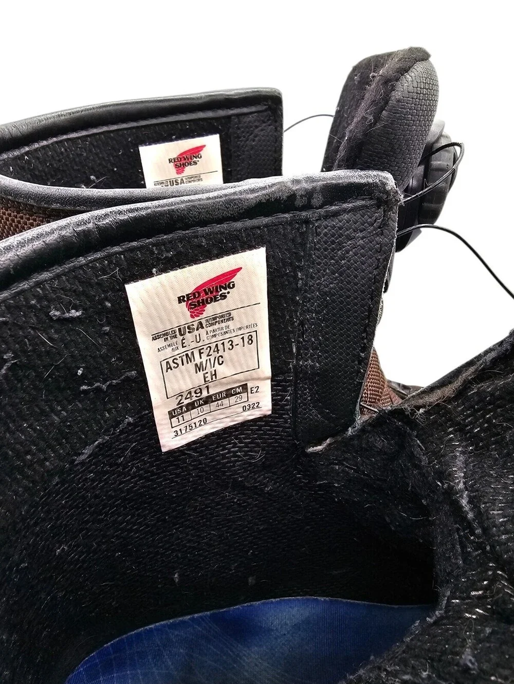 Men's Red Wing MaxBond 8-inch BOA Safety Toe Work Boots Sz 11